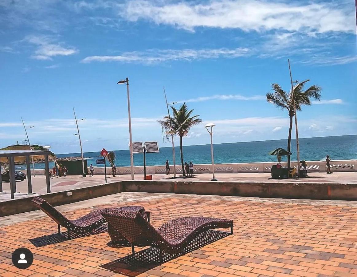 Belissimo Flat Direto Na Praia Da Barra - Flat Beira Mar No Circuito Do Carnaval Salvador Exteriér fotografie