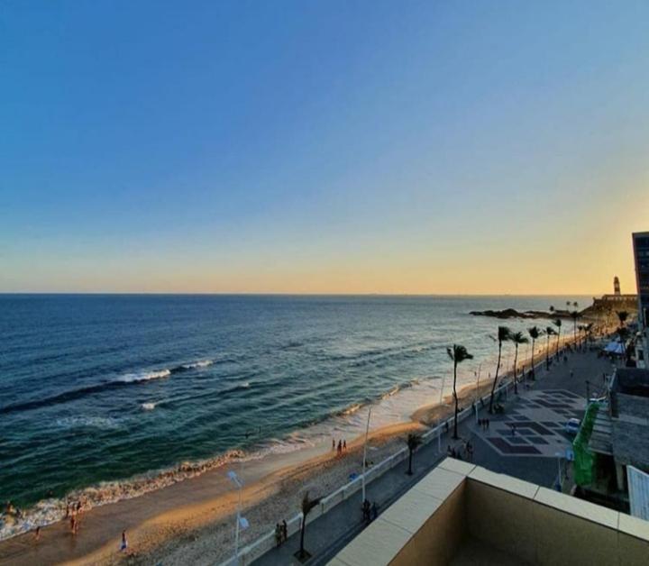 Belissimo Flat Direto Na Praia Da Barra - Flat Beira Mar No Circuito Do Carnaval Salvador Exteriér fotografie