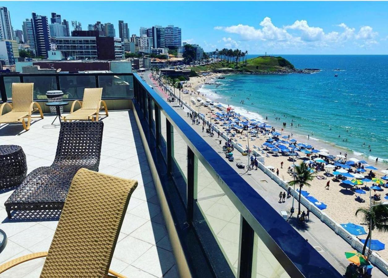 Belissimo Flat Direto Na Praia Da Barra - Flat Beira Mar No Circuito Do Carnaval Salvador Exteriér fotografie